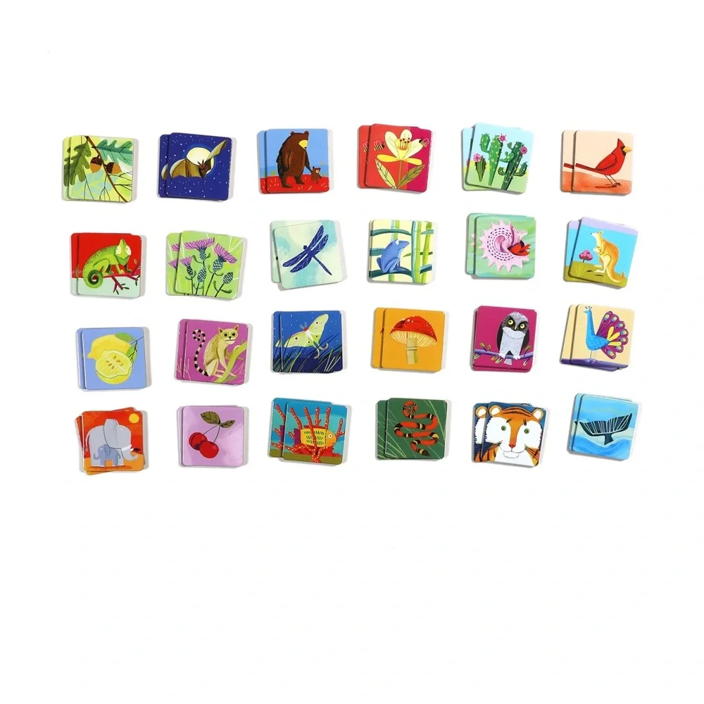 Eeboo Life on Earth Memory and Matching Game + Create A Story Cards